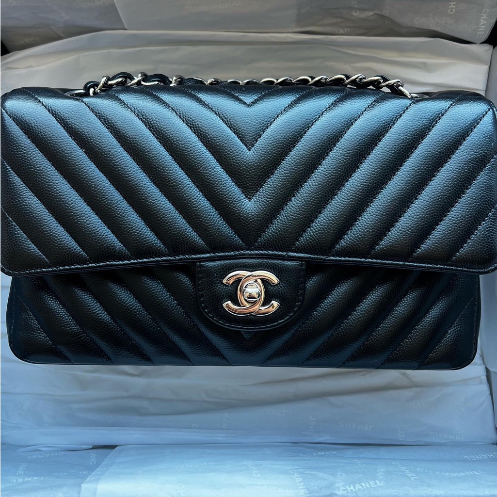 CHANEL | Bags | Chanel Chevron Classic Flap Medium Black
